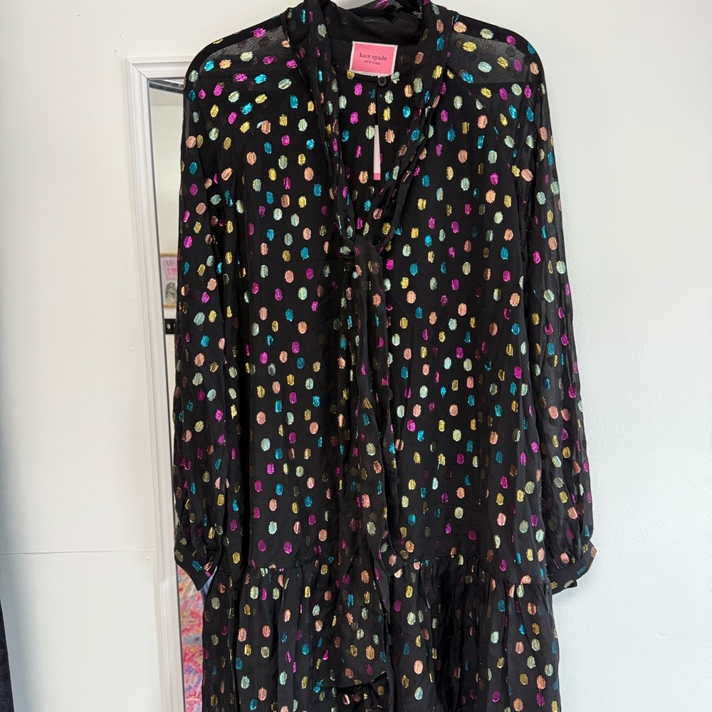Colorful Polka Dot Dress